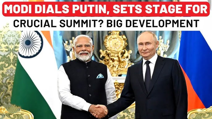 भू-राजनीतिक तनाव के बीच, भारत के प्रधानमंत्री नरेंद्र मोदी ने शुक्रवार, 8 अगस्त 2025 को रूसी राष्ट्रपति व्लादिमीर पुतिन के साथ एक महत्वपूर्ण फोन कॉल की।