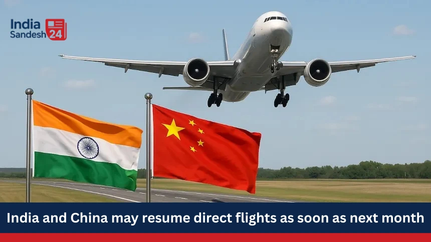Air India and Air China aircraft representing resumption of India–China direct flights in September 2025